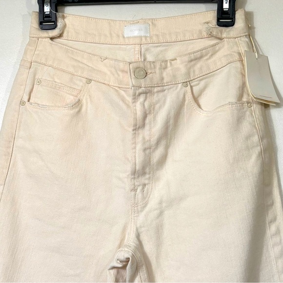 Mother NWT The Dazzler "Ouch" Shift Jeans in Cream- Size 28 - Picture 9 of 15